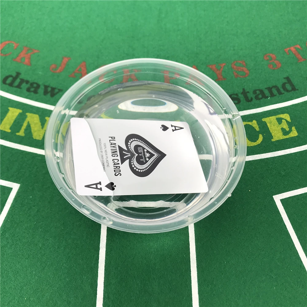 2PCS/Lot Plastic Playing Cards Waterproof Texas Hold'em Poker Cards Narrow Brand PVC Pokers Board Games 2.28*3.46 Inch