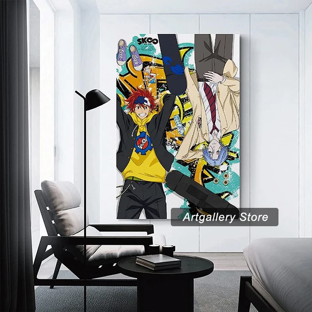 Impressão sk8 infinity canvas personagens anime plástico moderno decoração  para casa pendurar pintura rolagem imagem sala de estar arte da parede -  AliExpress