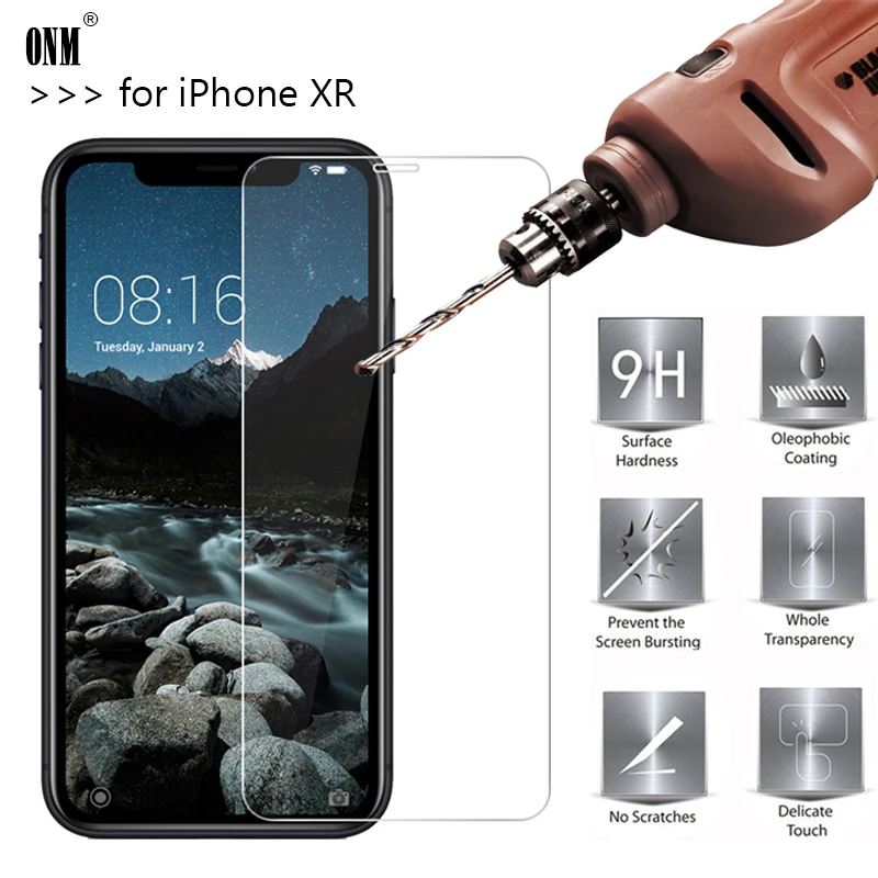 Закаленное стекло премиум-класса для Apple iPhone XR 2.5D 0 26 мм 9H защитная пленка из
