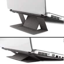 22,4X17 см подставка для ноутбука силиконовый, невидимый стойки складной кронштейн Портативный планшет подставка держатель для мобильного телефона iPad ноутбуков MacBook