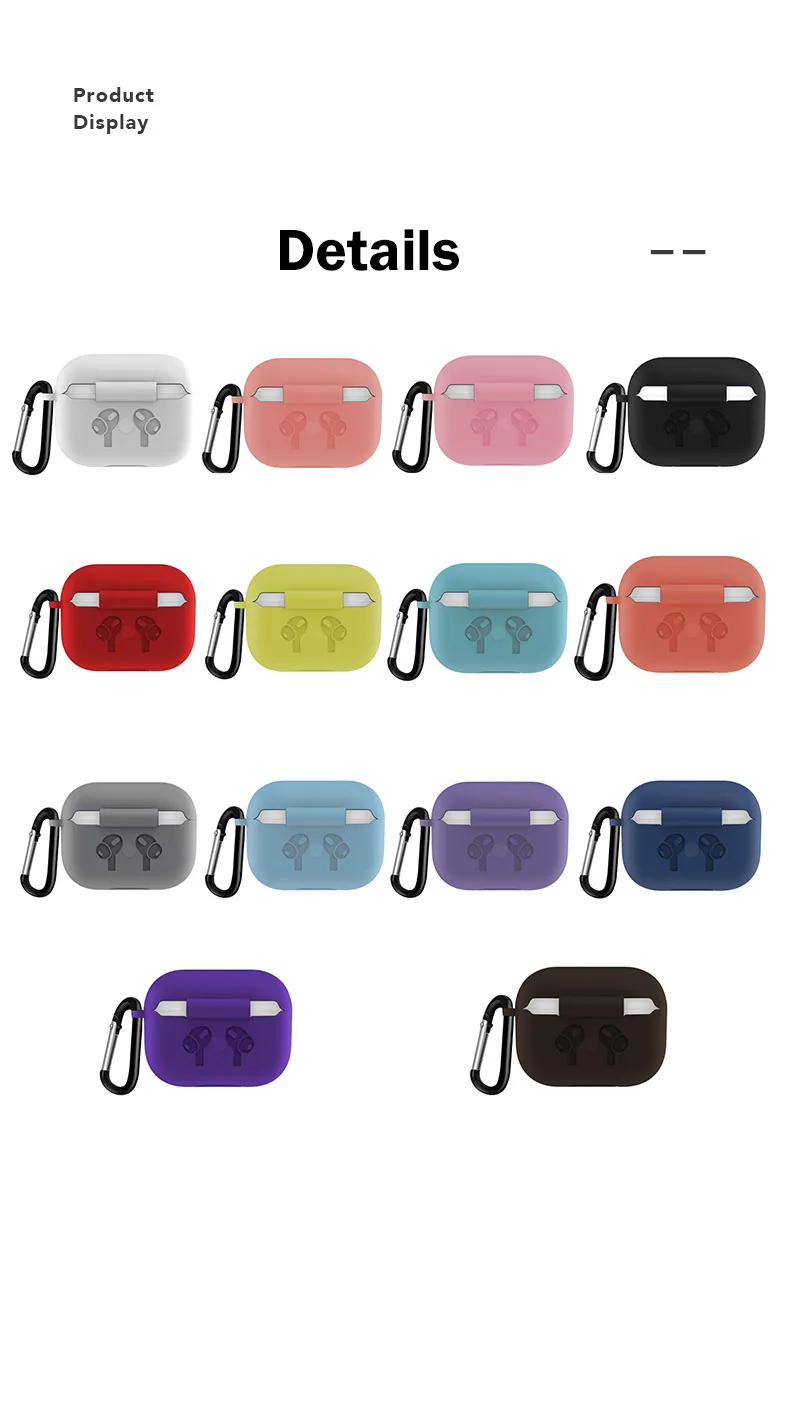 Чехол для Apple Airpods Pro Чехол Мягкий силиконовый чехол для airpods 3 Чехол беспроводной Bluetooth адаптер для наушников для AirPods Pro Чехол