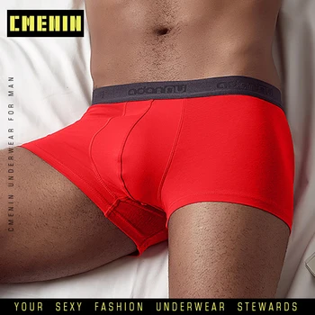 

CMENIN Free Shipping Cotton Patchwork Breathable Underwear Mens Boxer Homme Lingeries Boxer Men Undeware Boxers Cuecas AD304