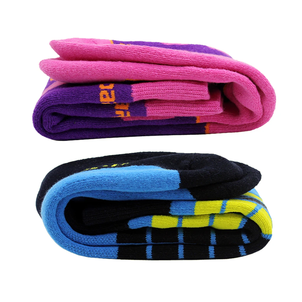 1 Pair Outdoor Thermal High Performance Ski Snowboard Hiking Walking Long Ski Socks Winter Thermal Socks