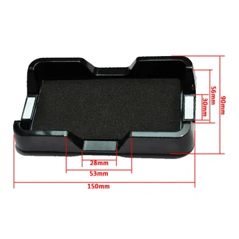 

Car Mobile Phone Holder Dashboard Sticky Pad Mat Tray Black PVC 1pc Auto