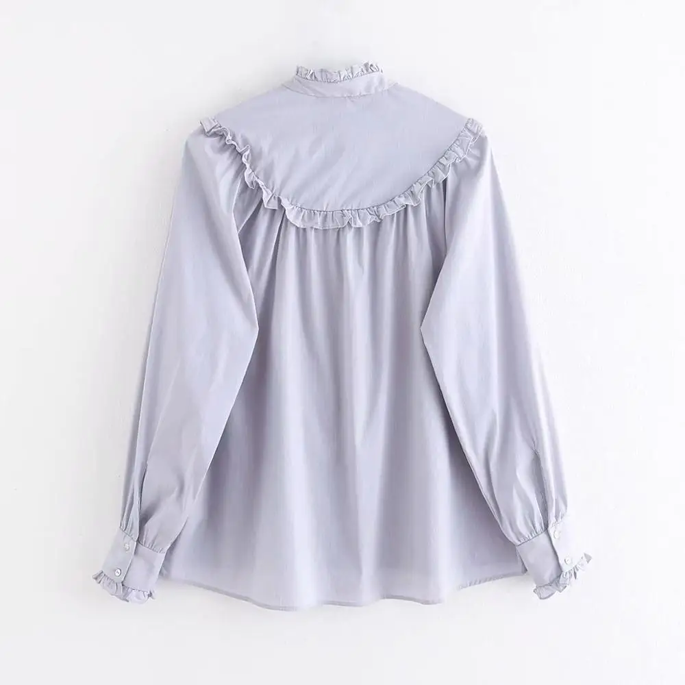 2020 Женская модная полосатая кружевная блузка в стиле ретро женские шикарные