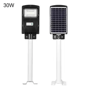 

30W LED Solar Powered Street Light Outdoor Waterproof Light Induction Radar Sensor New