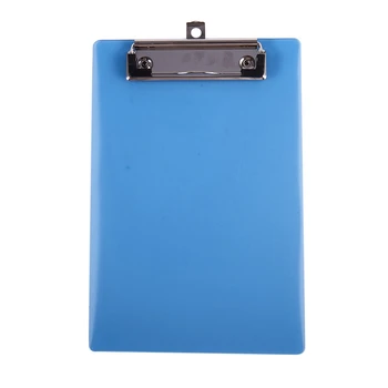 

Office School Spring Loaded A5 Paper Holding File Clamp Clip Board Blue & Plastic A6 Clipboard Folder with Lid Clipboard Orange