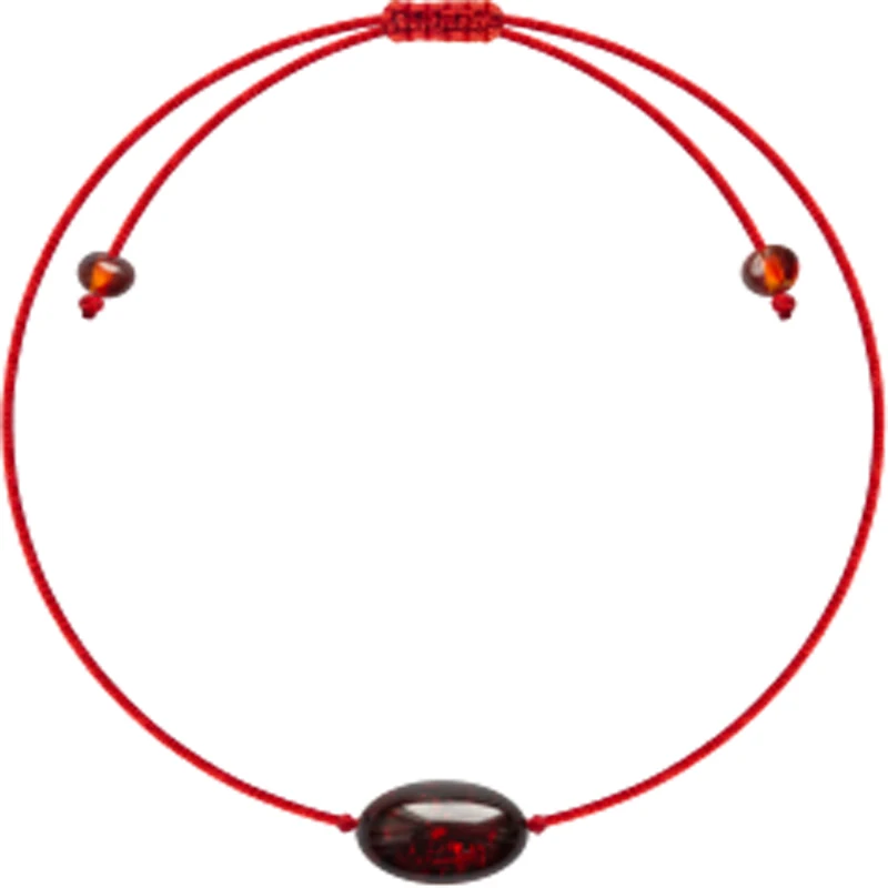 Black Amber Bracelet RUYI павильон натуральный Прибалтики янтарный браслет браслеты для женщин ребенок ручной работы, барокко 4 цвета выбор бусины 8-10 мм - Цвет камня: Black Amber Bracelet