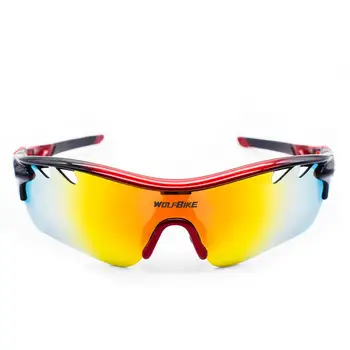 

WOLFBIKE Cycling Glasses MTB Mountain Bike 5 Len Polarized Goggles UV400 Sports Sunglasses Running Fishing Driving Glass Tr-90