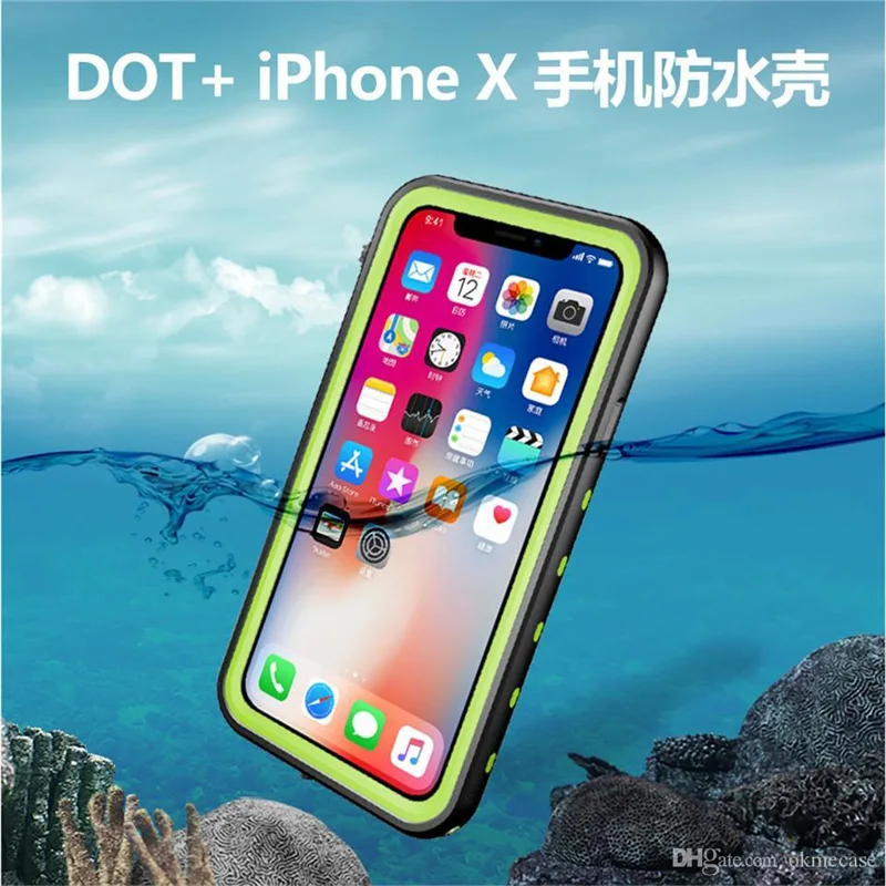 50 шт. водонепроницаемый чехол для iphone 6, 6s, 7, 8 X, XS, Max, чехол в горошек для подводного плавания, для iphone 11 Pro, Max, чехол для телефона, DHL