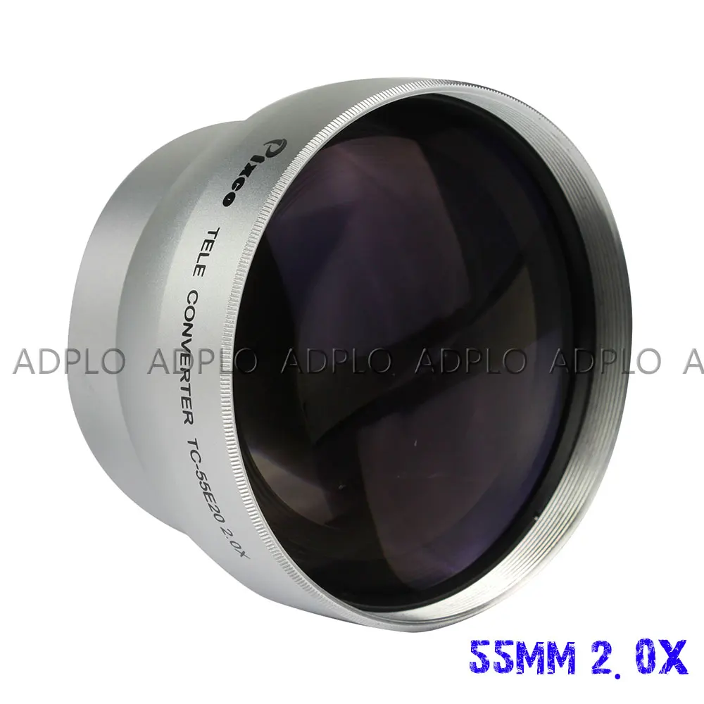 Pixco 55 мм 2.0X резьбовой объектив Увеличение телеобъектив для canon nikon sony PENTAX olympus DSLR DV SLR камеры