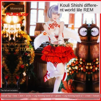 

Anime Re Zero Cosplay Rem Cosplay Women Cute Christmas Costume Anime Re Zero Rem Cosplay Christmas Costume