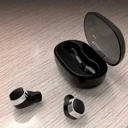 Горячая продажа портативный стерео Встроенный микрофон Bluetooth 5,0 беспроводные наушники деловые наушники с зарядным чехлом