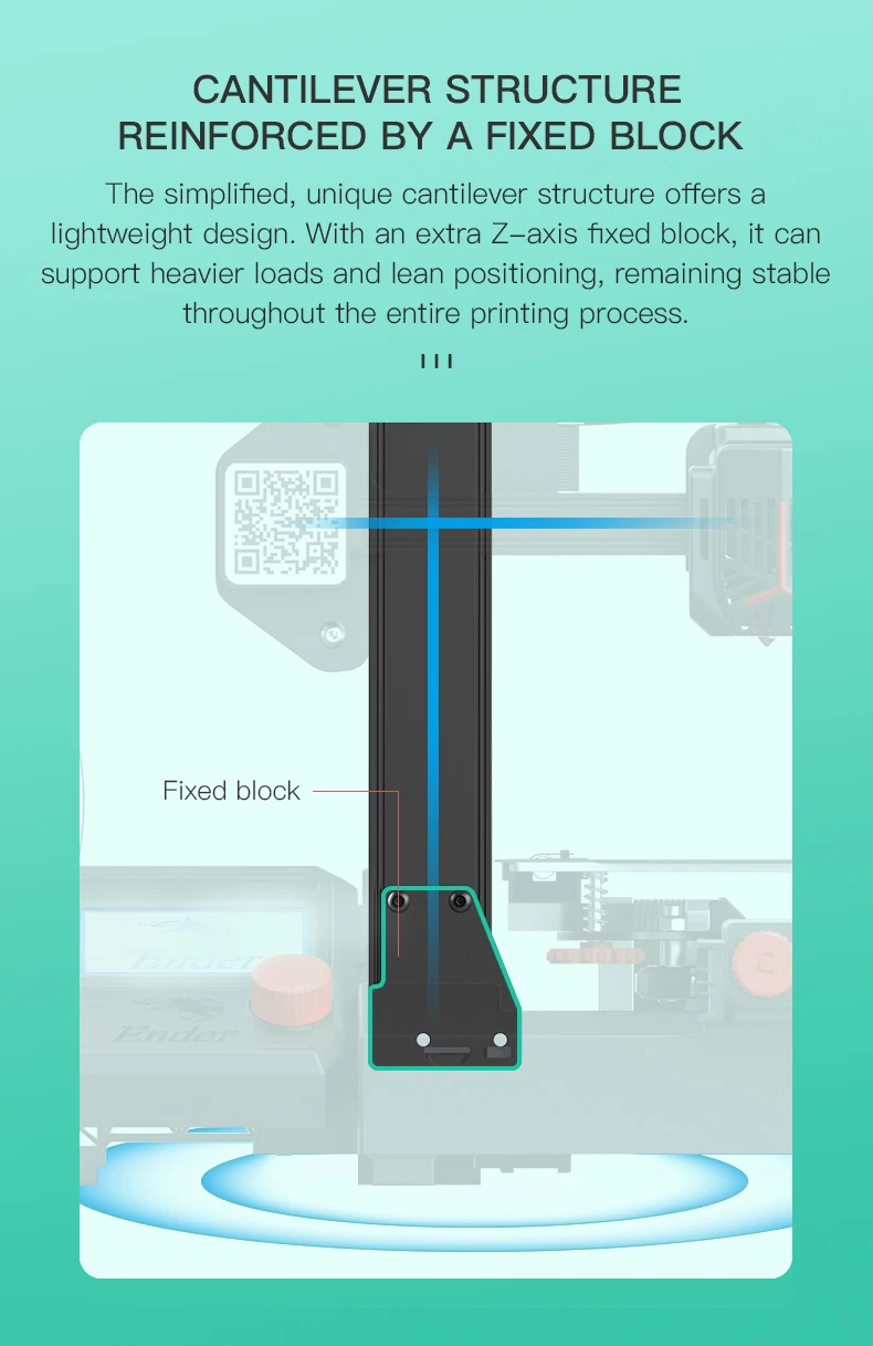 Creality Ender-2 Pro, Light and Portable, Print Volume: 165x165x180mm