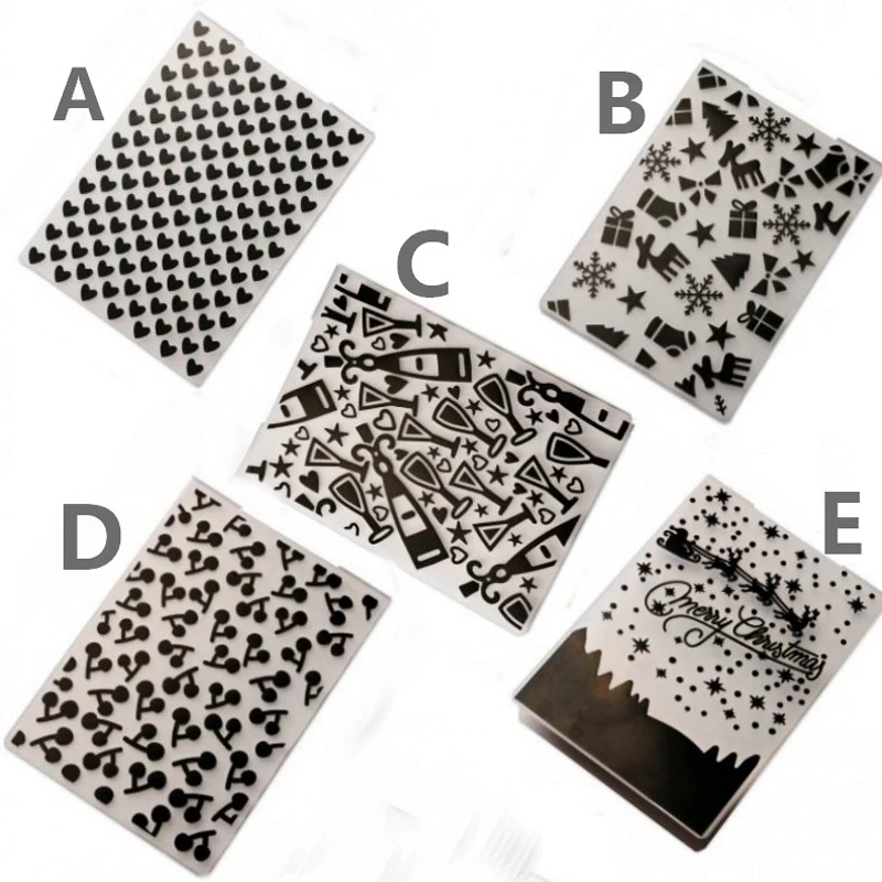 

1PCS Plastic Template Embossing Folder For Scrapbooking Photo Album Paper Card Craft Card Making Wedding Decoration Stencil Gift