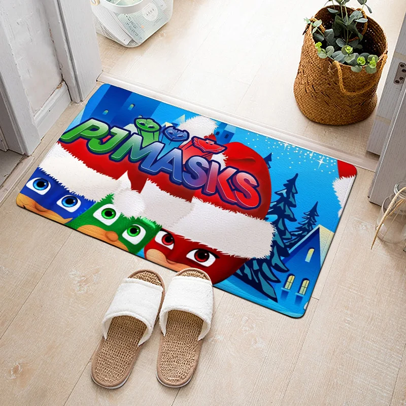 40*60 см Pj Маски мультфильм фигура водопоглощающий ковер Catboy Owlette Gekko ковры для дома гостиная игрушки для детей подарок