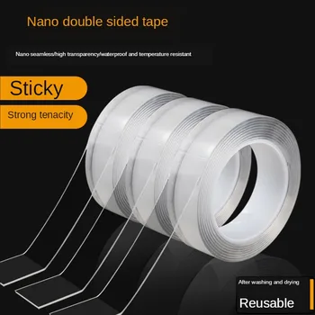 

Bailida Nano Magic Tape Seamless Transparent Waterproof Home Double Face Adhesif Double-Sided Adhesive Magic Tape Reusable
