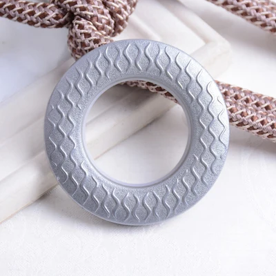 Gray QGVLish, 50 шт., кольцо Curtian, беззвучные римские кольца, Аксессуары для штор, пробивной круг, глушители, карнизы, кольца, верхние люверсы под пряжку - Цвет: Gray