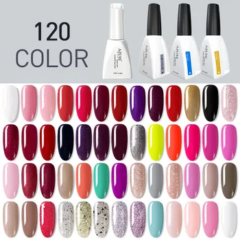 

Azure Beauty Nail Gel Polish Nail Art Pink Color Hybrid Varnish Semi Permanent Led Gel Lacquer Need Led Lamp UV Gel Nail Enamel