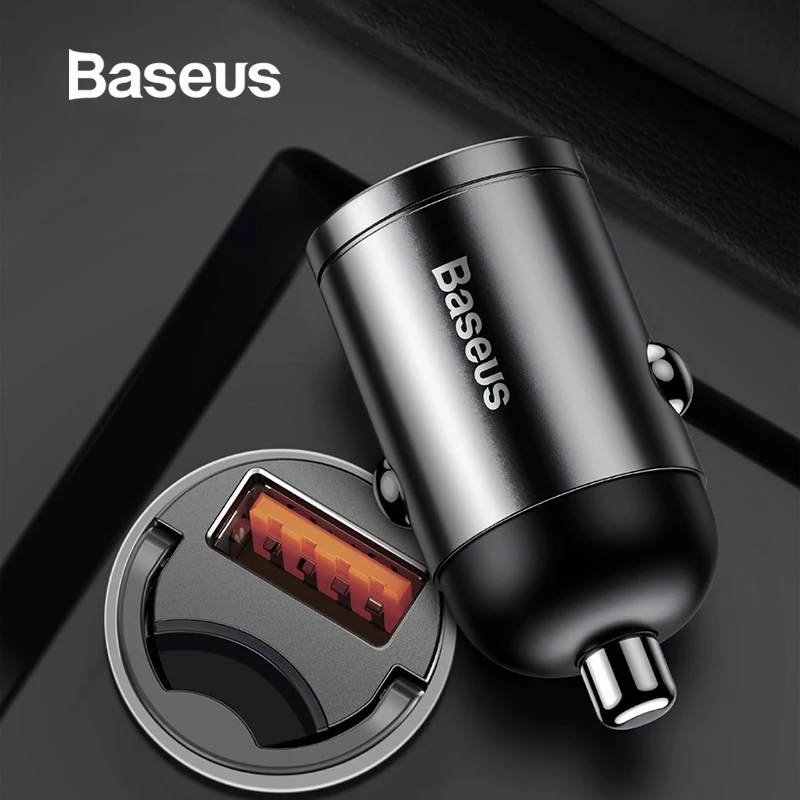Автомобильное зарядное устройство Baseus 30 Вт QC3.04.0 type-C PD3.0 автомобильное быстрое зарядное устройство для iPhone 11 Pro samsung huawei быстрая зарядка автомобильное зарядное устройство для телефона