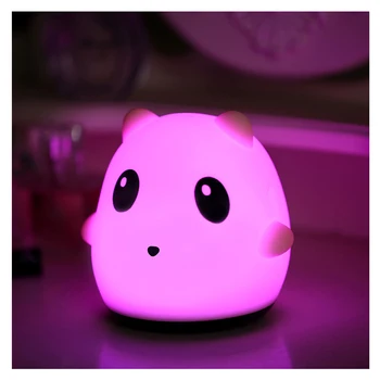

LED Sleep Light Cute Animal Night Lamp Battery USB Recharge Decorate Desk Dream Colourful Holiday Creative Bulb for Kid Bedroom