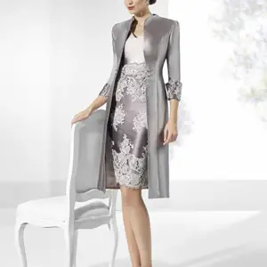 grey mother of the groom dresses