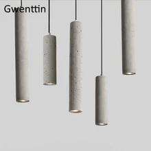 

Cement Pendant Lamp Vintage Led Light Fixtures for Bedroom Cafe Stair Loft Industrial Hanglamp Suspension Luminaire Home Decor