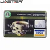 JASTER waterproof Super Slim Credit Card USB 2.0 Flash Drive 64GB pendrive 4GB 8GB 16GB 32GB bank card model Memory Stick u disk ► Photo 2/6