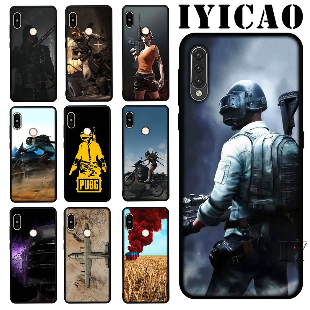 IYICAO PUBG Colorful Soft Silicone Phone for Redmi 4A 4X 5A 6A 5 6 Plus 7 S2 Note Cover |