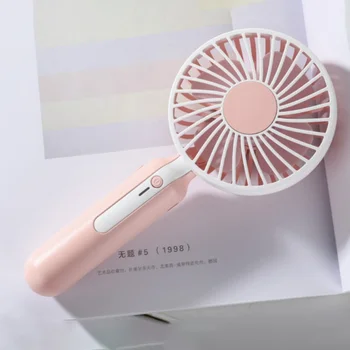 

USB Charging Mini Fan Portable Handheld Fan Rechargeable Built-in Battery 1200mAH Handy Air Cooling Fan For Home Office