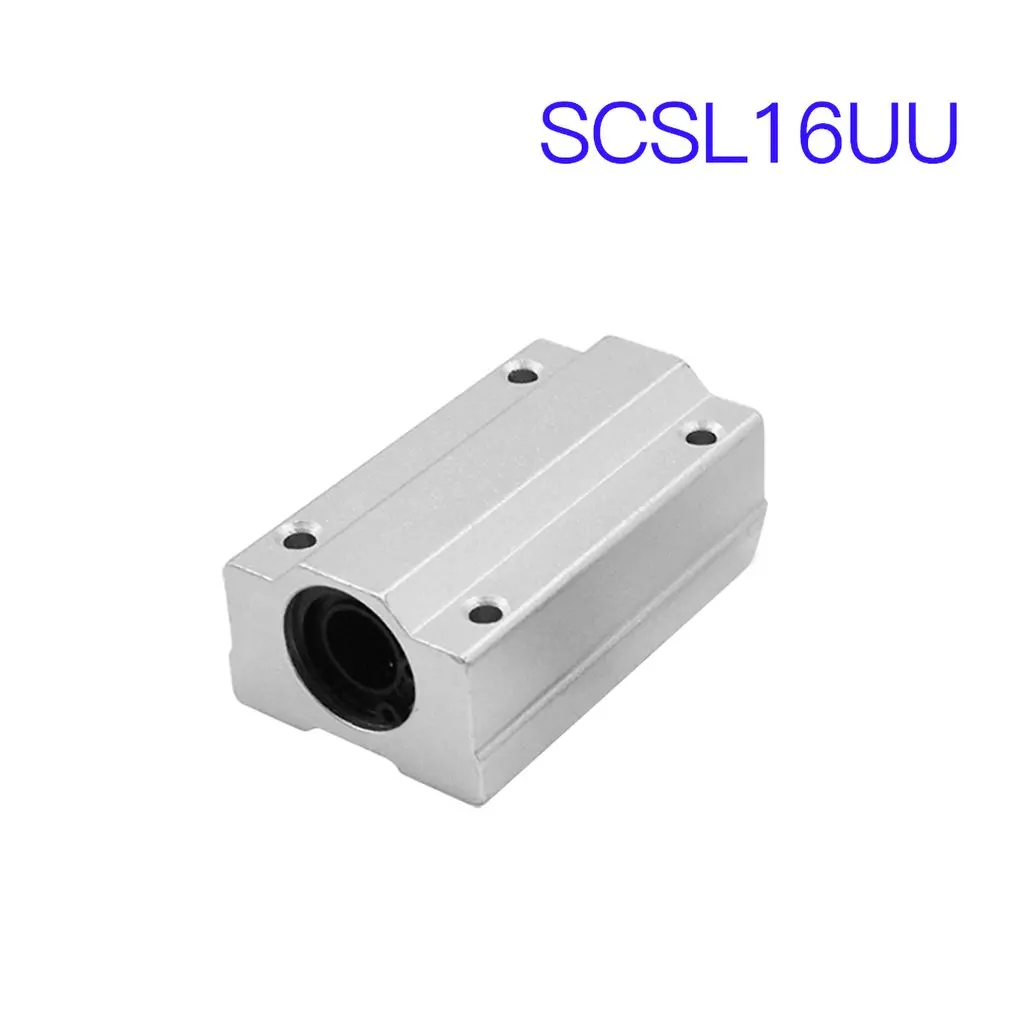 

4PCS SCS16LUU Linear Motion Ball Bearing Block Slide Bushing CNC Router for 3D Printer Shafts Rod Printing Machine Parts