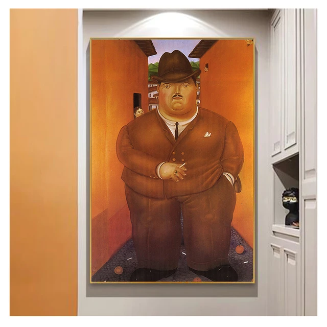 Dipinti di larghe Botero famosi poster e stampe su tela quadri