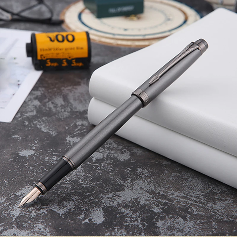 Parker VECTOR XL Series Matte Black/Gold Clip F Nib Fountain Pen With Gift Box