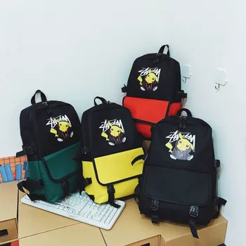 

Anime Pokemon Pikachu Capacity Backpack School Bag for Teenager Student Backpacks Schoolbag Men&Women Travel Laptop Gifts 3Y