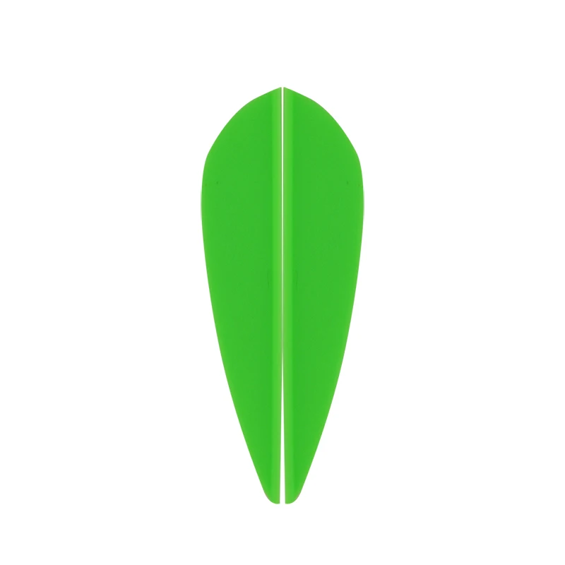 Type1 Green 50 шт. 2 дюймов стрела для стрельбы перья резиновые перо падение-shape форме, благодаря чему создается ощущение невесомости с лопастями составной Рекурсивный лук арбалет, стрельба из лука Принадлежности для охоты - Цвет: Type1 Green