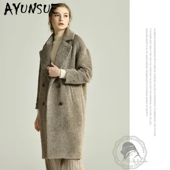 

Autumn Winter Coat Women Clothes 2019 Korean Elegant Coat Alpaca Wool Coat Women Woolen Overcoat Manteau Femme HL1912 YY1956