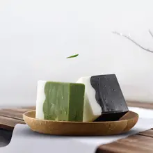 2 шт х 100 г бамбуковый уголь+ матча Мыло для лица ручной работы очищающее средство для удаления черных точек лечение акне контроль жирности отбеливающий уход за кожей