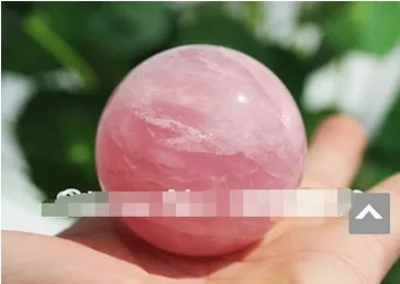 328 натуральный кристалл розового кварца шар Исцеление