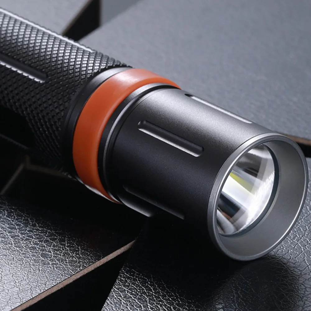 Mini LED home flashlight zoom 10W 1000 lumens USB rechargeable outdoor camping travel cycling lights powerful bike lights 35A8 (18)