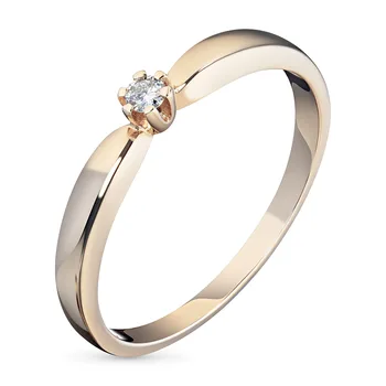 

A ring of red gold diamond e0201kts05151500