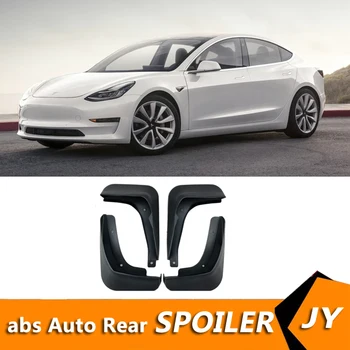 

For Tesla Model 3 2017-2019 Mudflaps Splash Guards Front With color and rear Mud Flap Mudguards Fender Modified special