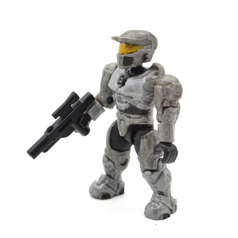 Одиночная Halo Wars Warriors Монстры люди Спартанские игры ковенанты пушки солдаты строительные блоки кирпичи игрушки для детей - Цвет: 1 Piece MB78