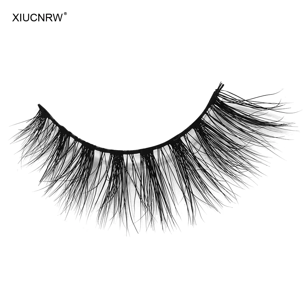 

XIUCNRW Cilios Long Lasting Volume Lashes Extension Reusable False Eyelashes Thick Long 3D mink eyelashes long lasting