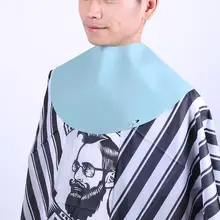 Силиконовая накидка для стрижки волос воротник парикмахерский шейный щит салон стрижка Шеи Обертывание нагрудник легко чистится Инструменты для укладки волос