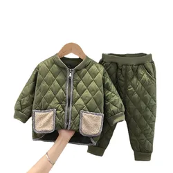 Fantasia infantil feminina, roupas para crianças jaqueta e calças 2 tamanhos