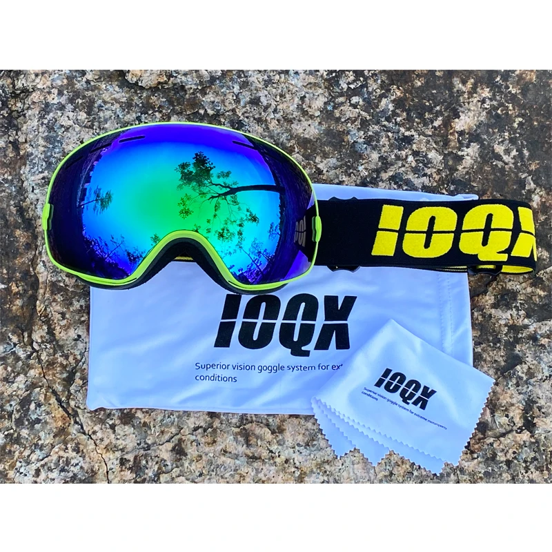 IOQX Ski Goggles Men Anti-Fog Snowboard Glasses UV400 Double Layers Skiing Mask Goggles Women Winter Outdoor Snow Sunglasses 5