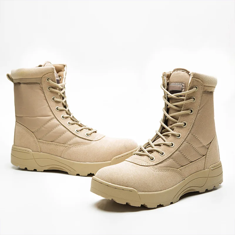 New Outdoor Us Military Leather Combat Boots for Men Combat Bot ...