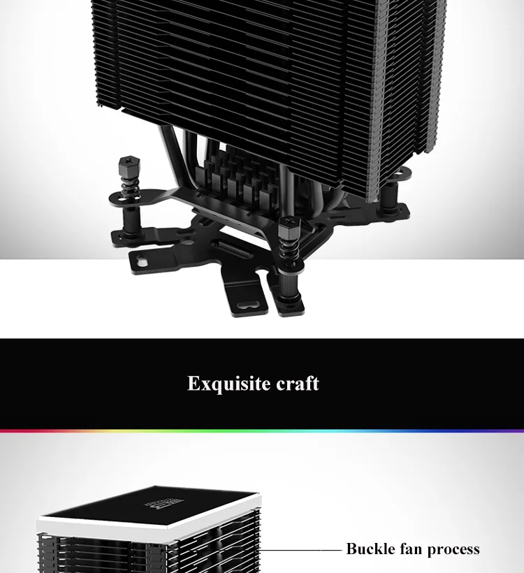 5V 3PIN RGB Процессор кулер 5 тепловыми для компьютеров AMD/AM4/INTEL 775/1150/1151/1155/1156/2011(12 см); охлаждающий вентилятор