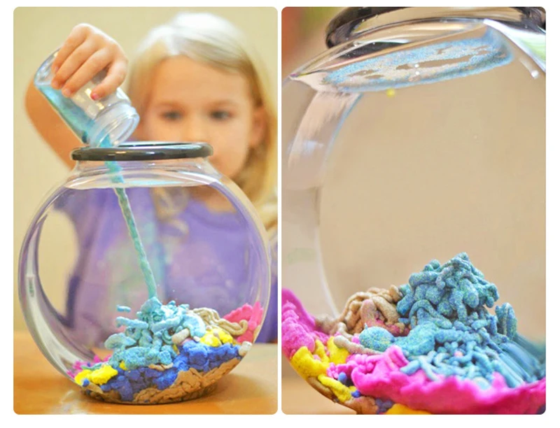 85g/box Funny Kids Diy Not Wet Magic Sand Handmade Toys Nontoxic Magic