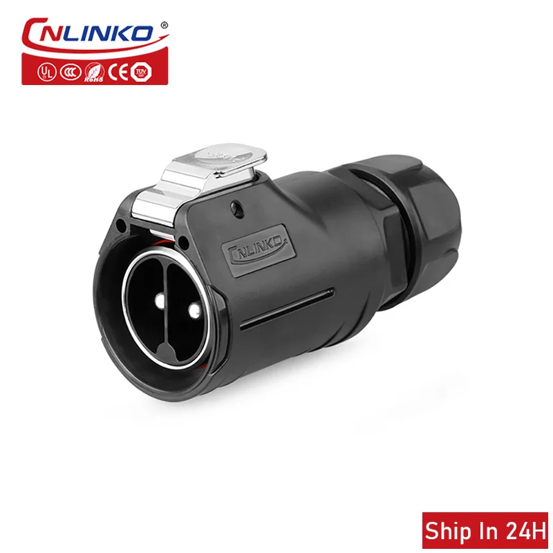 cnlinko lp28 conector de alimentacao impermeavel industrial soquete 03